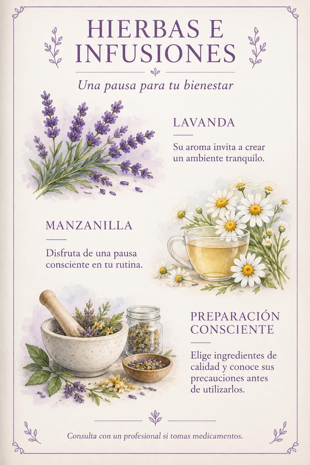 Vista previa en español: hierbas e infusiones